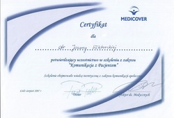 Dyplomy i certyfikaty Joanna Wiktorska Endokrynolog Łódź